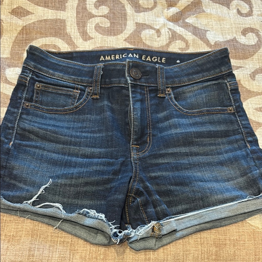 American Eagle Outfitters Women's Blue Denim Shorts